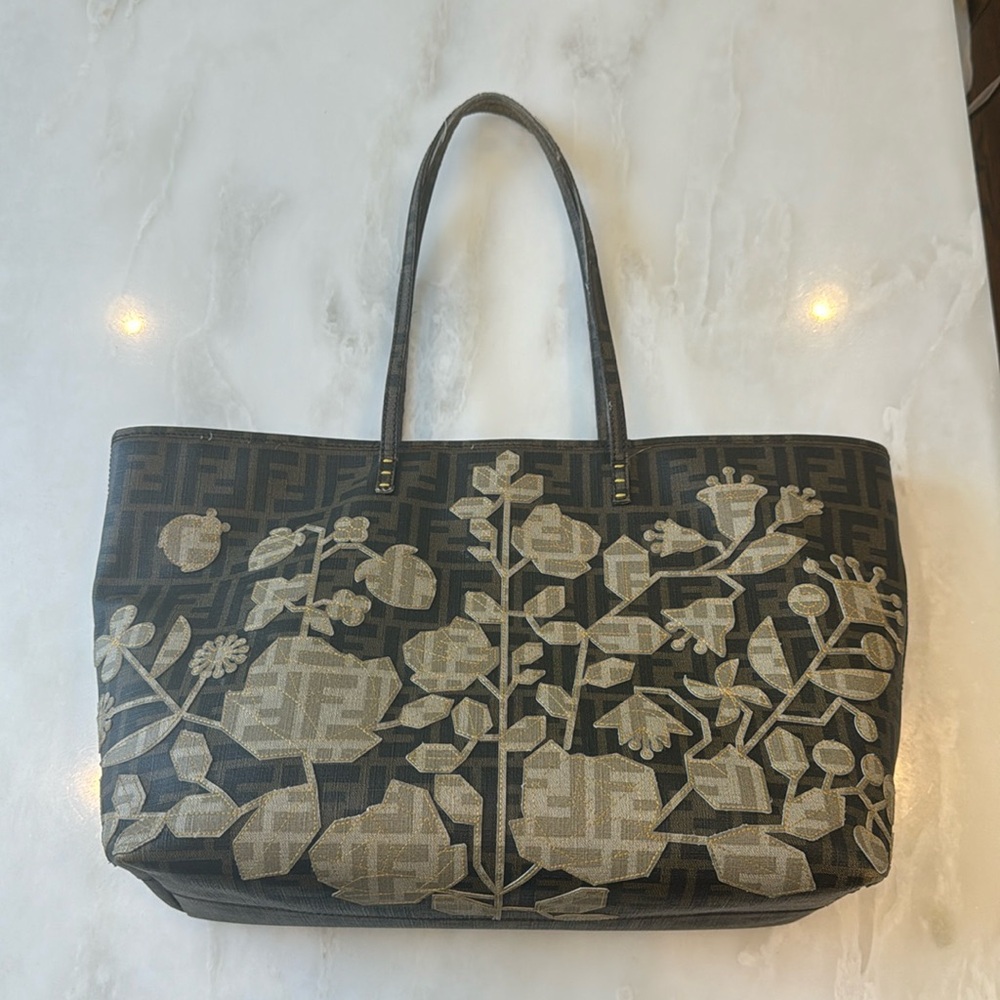 Fendi Spalmati Roll Bag Zucca